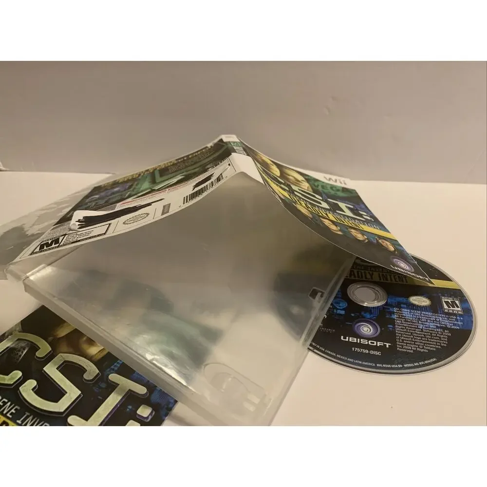 CSI: Deadly Intent, (Wii) Used Formal Rental Cover Is A Copy